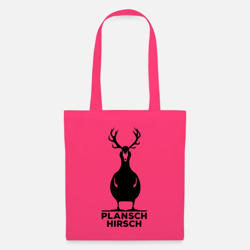 Plansch Hirsch Platzhirsch Ente planschen Geweih - Stoffbeutel - Azalea