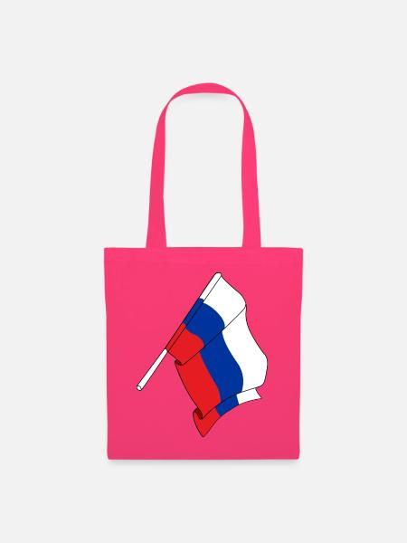 Flagge Russland - Stoffbeutel - Azalea
