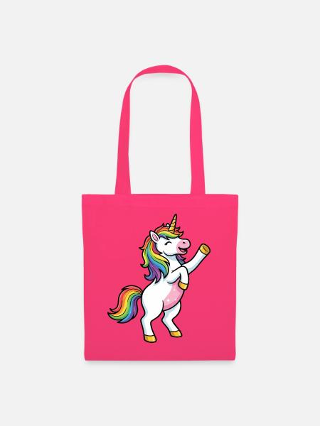 Regenbogen-Einhorntanz - Stoffbeutel - Azalea