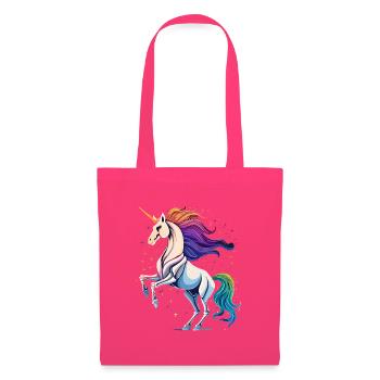 Skelett Einhorn – Neon Horror - Stoffbeutel - Azalea - Vorne