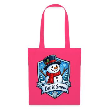 Schneemann Winterzauber - Stoffbeutel - Azalea - Vorne