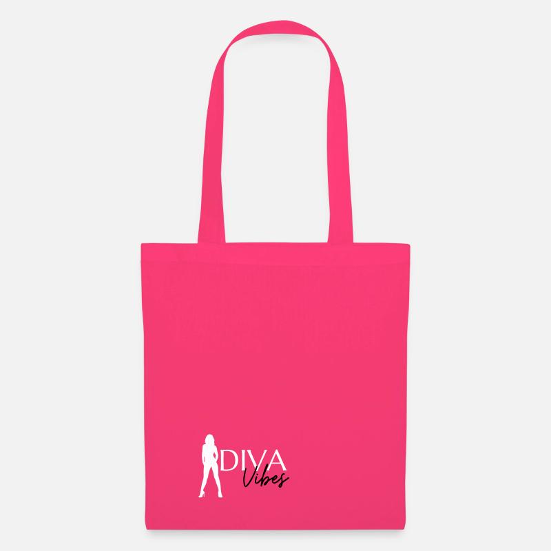 Diva Vibes - Pink Collection - Statement Artikel - Stoffbeutel - Azalea