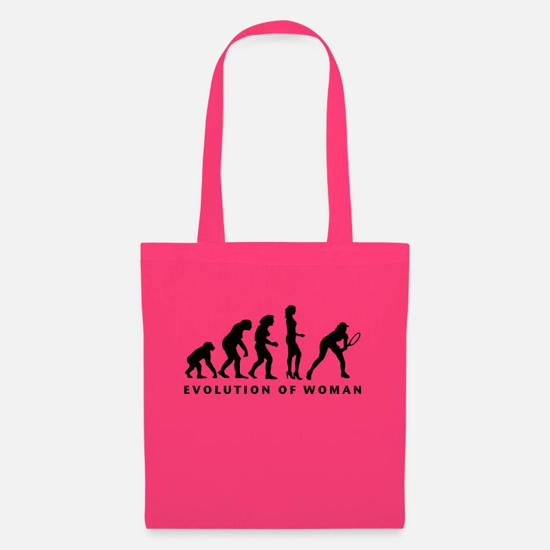 evolution_female_tennis_b_1c - Stoffbeutel - Azalea