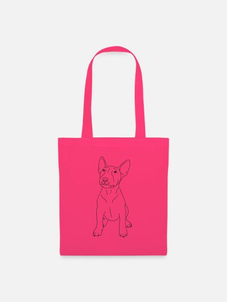 Bullterrier Puppy - Stoffbeutel - Azalea