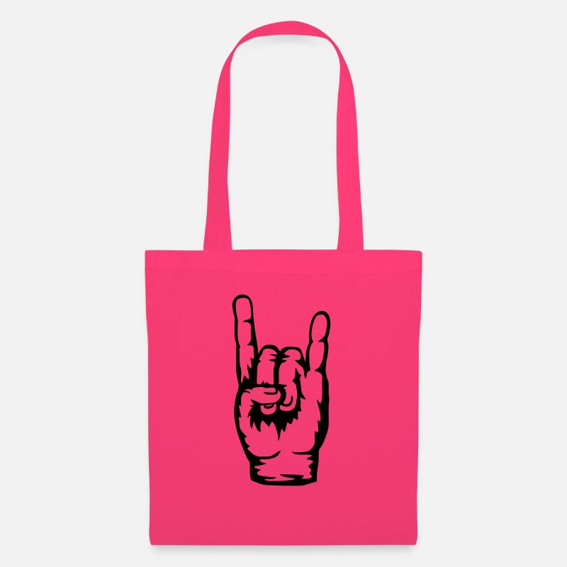 Logo Heavy Metal Handzeichen - Stoffbeutel - Azalea
