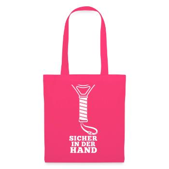 Sicher in der Hand Padel Tennis Schläger Griff - Stoffbeutel - Azalea - Vorne