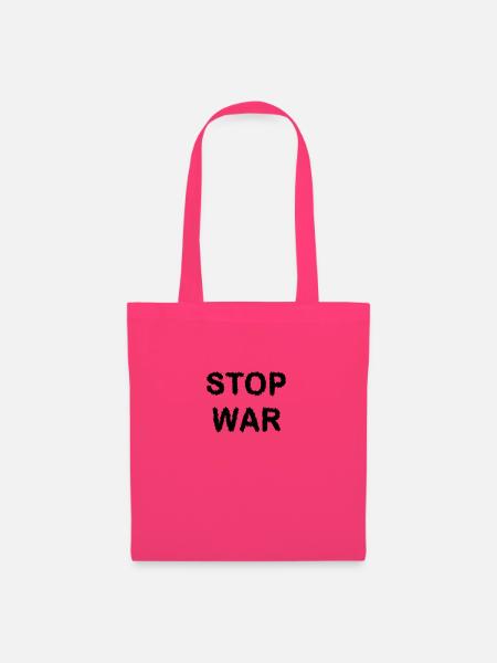 Stop war - Stoffbeutel - Azalea