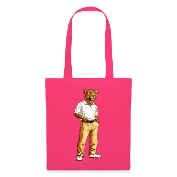 Leoparden Fans - Stoffbeutel - Azalea - Vorne