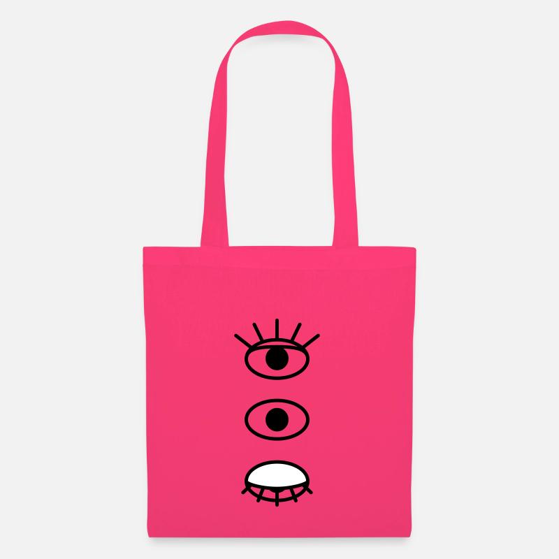 EYES - Stoffbeutel - Azalea