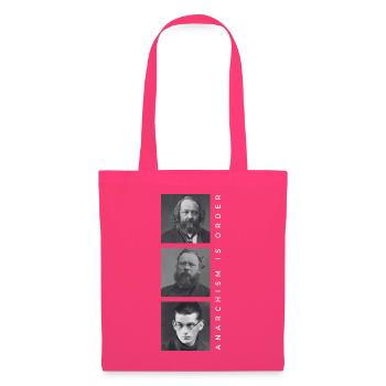 Historische Porträts mit anarchistischem Slogan - Stoffbeutel - Azalea - Vorne