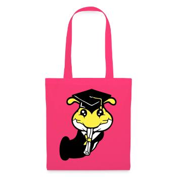 Hole Caterpillar School leaving certificate High school diploma passed college - Tote Bag - azalea - Front