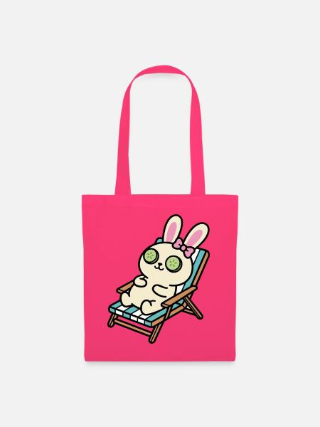 Kawaii Bunny, entspann dich - Stoffbeutel - Azalea