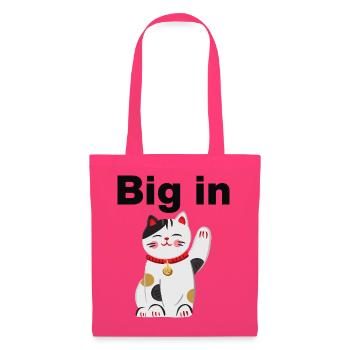 BIG IN JAPAN, JAPAN-FAN-DESIGN, LIEBLINGSLAND 🇯🇵 - Stoffbeutel - Azalea - Vorne