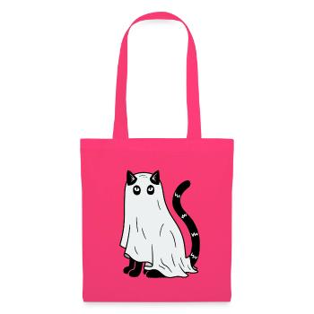 Halloween Katze Gespenst - Stoffbeutel - Azalea - Vorne