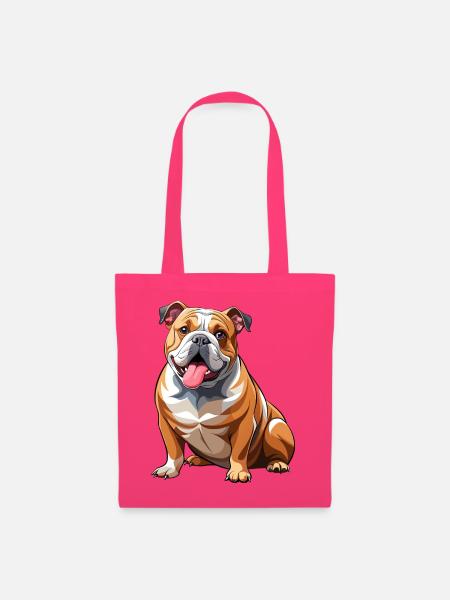 Bulldoggen-Hundesitting - Stoffbeutel - Azalea