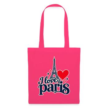 Ich liebe Paris - Stoffbeutel - Azalea - Vorne