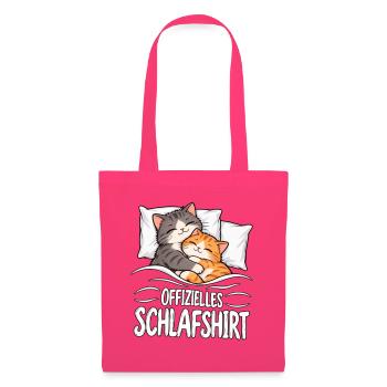 Schlafshirt Katze - Stoffbeutel - Azalea - Vorne