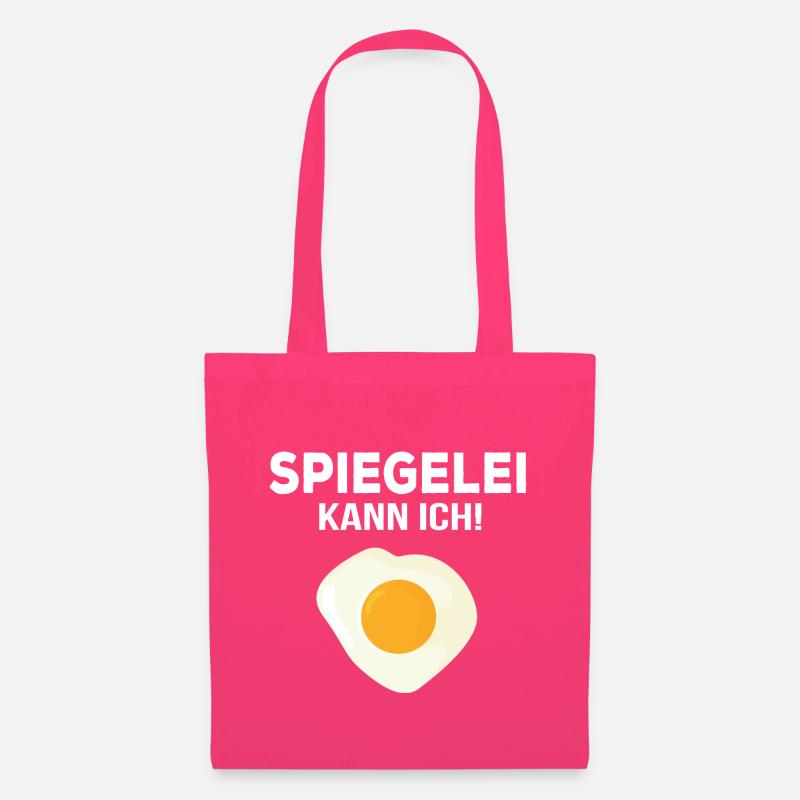 Spiegelei kann ich Eier Koch kochen braten Spruch - Stoffbeutel - Azalea