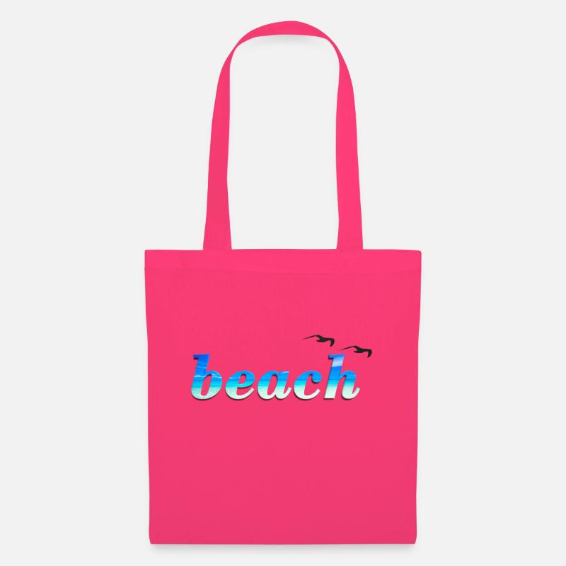 Beach 3D - Stoffbeutel - Azalea