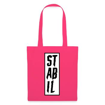 STABIL - BLOCK - Stoffbeutel - Azalea - Vorne