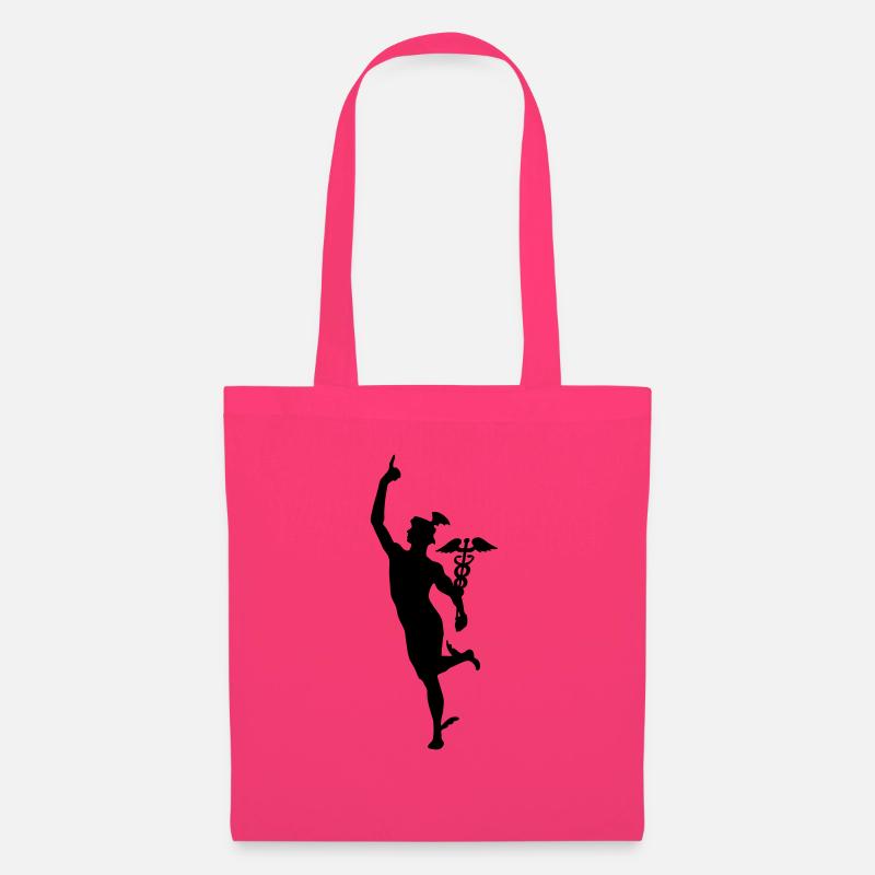mercurio hermes dio mitologia greca olympus messag - Borsa di stoffa - azalea