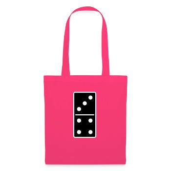 DOMINO STONE 3:4 - VARIABLE COLOR - VECTOR DESIGN! - Stoffbeutel - Azalea - Vorne