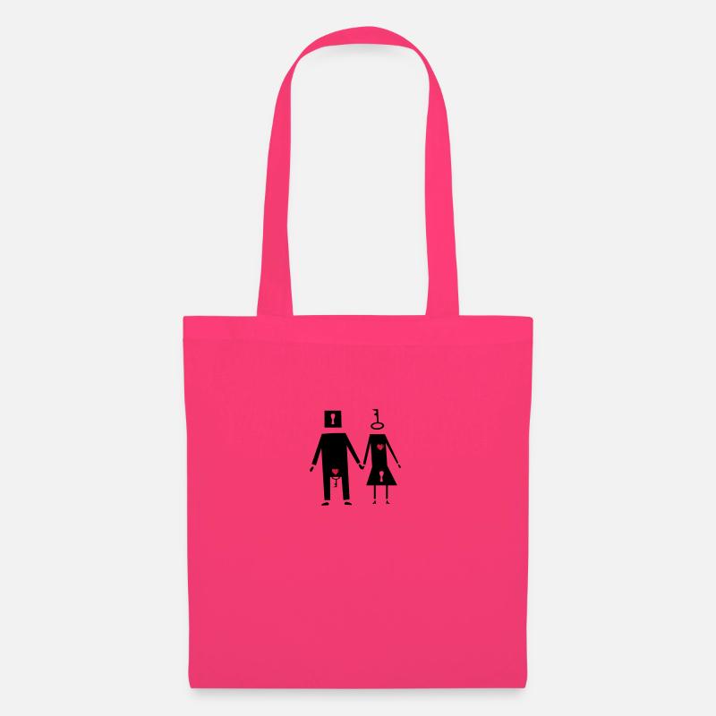 paar couple funny - Stoffbeutel - Azalea