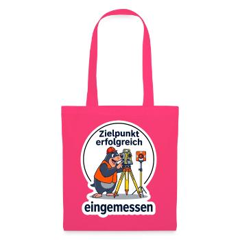 Vermesser Vermessung Techniker Geodät T-Shirt - Stoffbeutel - Azalea - Vorne