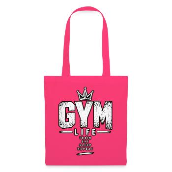Gym Life Repeat - Stoffbeutel - Azalea - Vorne