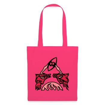 The dispute. Conflict on an old bridge. - Tote Bag - azalea - Front