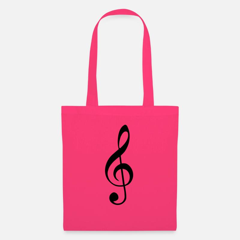 trebble clef - Tote Bag - azalea