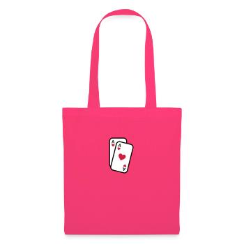 Cards ace of hearts playing cards poker - Tote Bag - azalea - Front