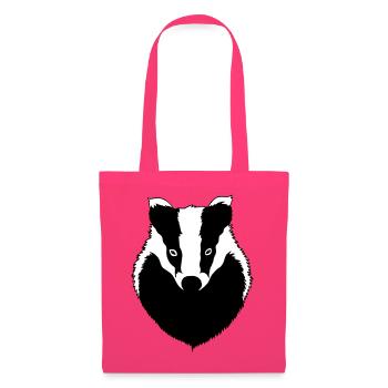 Blaireau - Sac en tissu - rose azalée - Devant