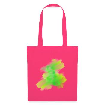 splash bunt farbe muster aufdruck comic style - Stoffbeutel - Azalea - Vorne