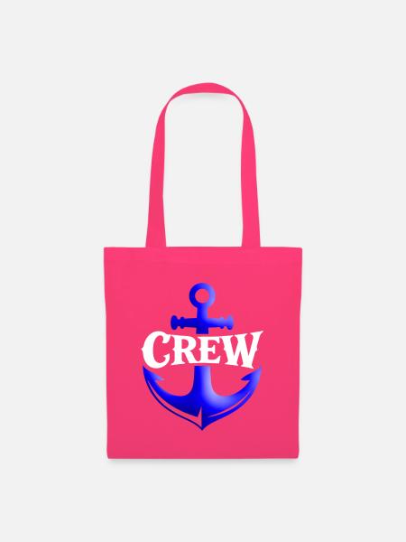 Ankercrew Schriftzug - Stoffbeutel - Azalea