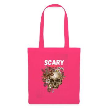Flowery Skull: Eine gruselige Geschichte - Stoffbeutel - Azalea - Vorne