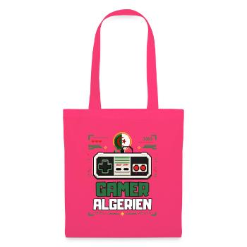 Algerische Gamer-Pixelkunst – Retro-Gaming Algerien - Stoffbeutel - Azalea - Vorne