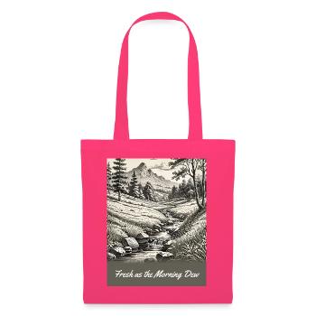 Morgentau im Waldtal - Stoffbeutel - Azalea - Vorne