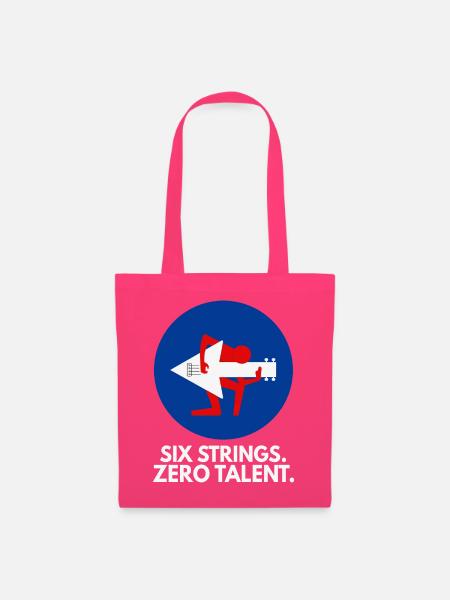 Six Strings Zero Talent - Stoffbeutel - Azalea