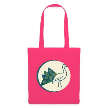 Pfau - Stoffbeutel - Azalea - Vorne