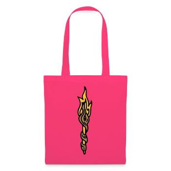 Magic wand torch wizard magic magician - Tote Bag - azalea - Front