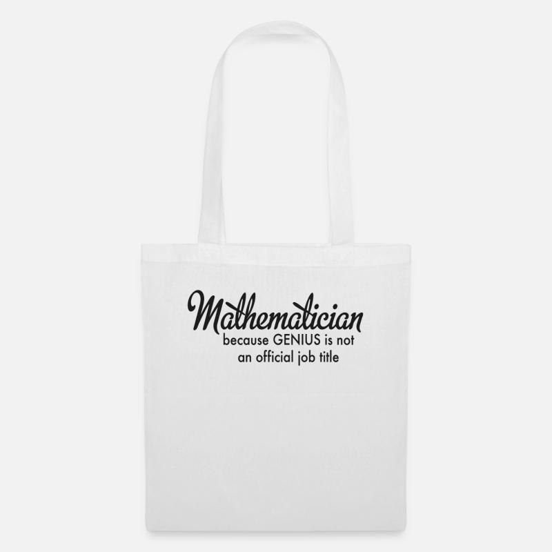 Mathematik - Stoffbeutel - Weiß