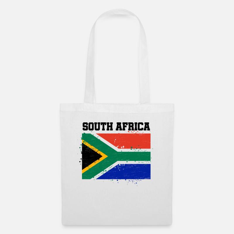Südafrika - Stoffbeutel - Weiß