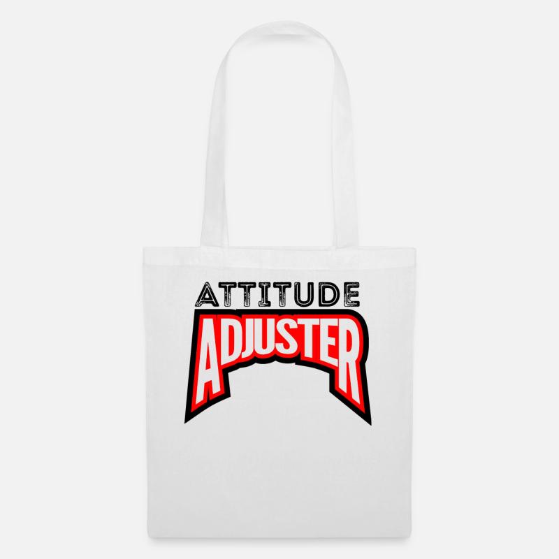 Attitude Adjuster - Stoffbeutel - Weiß