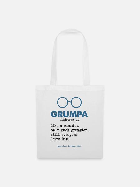 Grandpa - Opa - Stoffbeutel - Weiß
