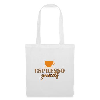 Espresso dich selbst - Stoffbeutel - Weiß - Vorne