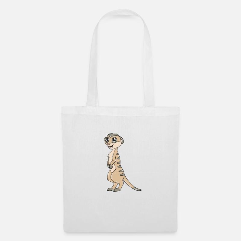 suricates - Sac en tissu - blanc