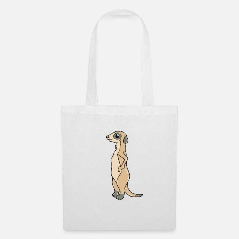 suricates - Sac en tissu - blanc
