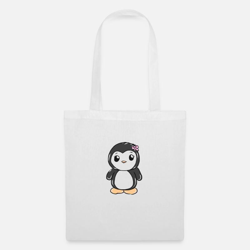 penguin - Tote Bag - white