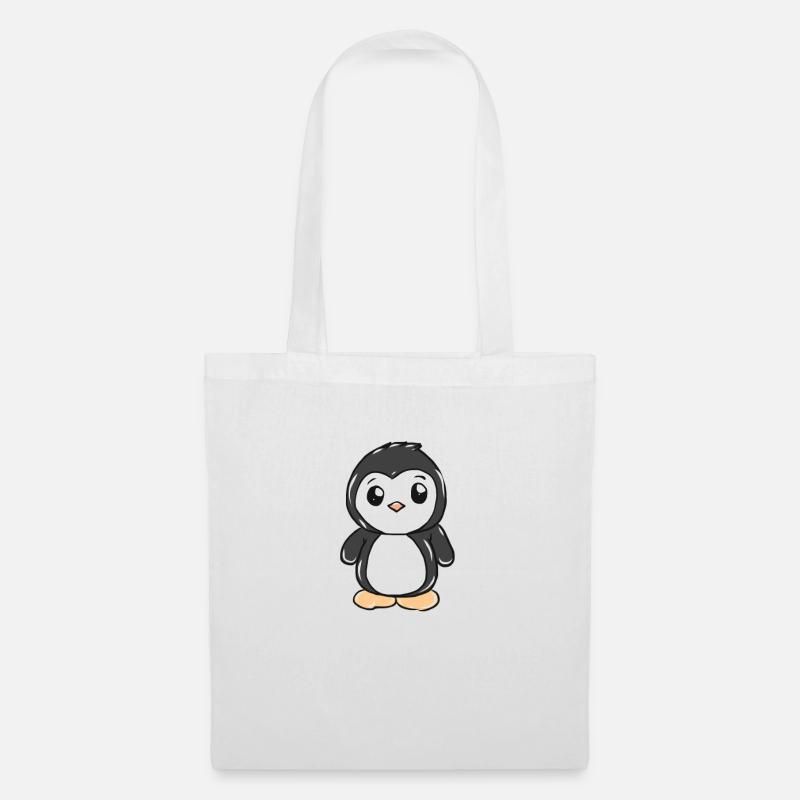 penguin - Tote Bag - white